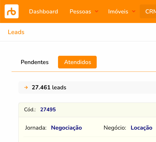 Captura automática de leads / contatos